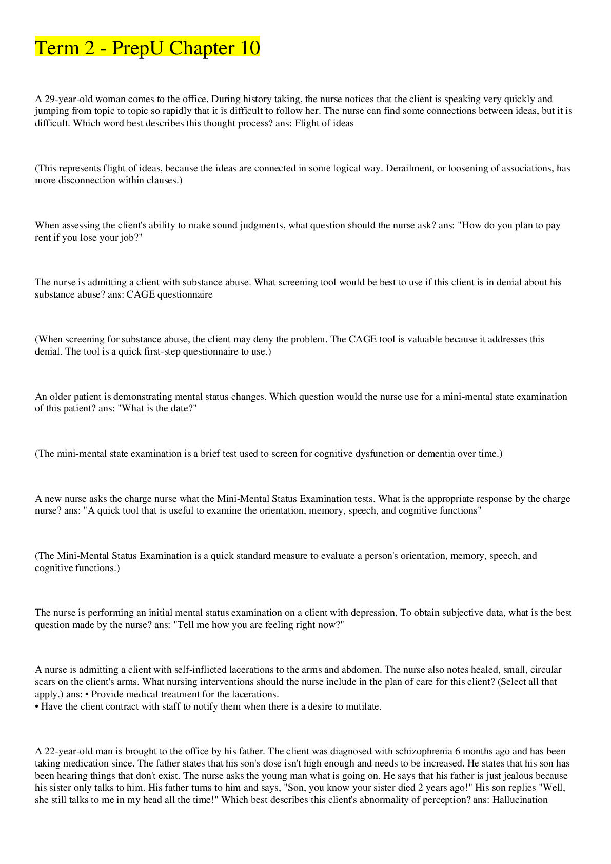 Preview image for Term 2 - PrepU Chapter 10